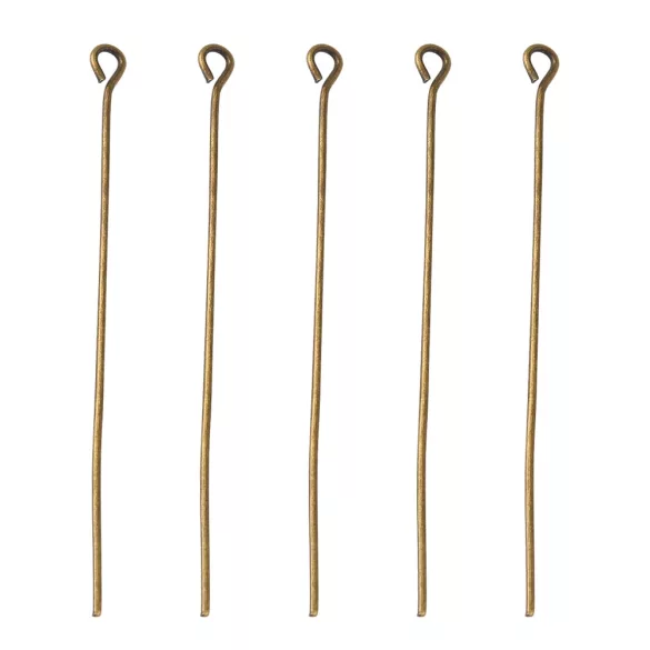 100db. Hurkos szerelő pálca. 0.7x50mm. Antik bronz szín.