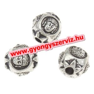 Buddha gyöngy. Fémgyöngy, köztes gyöngy.