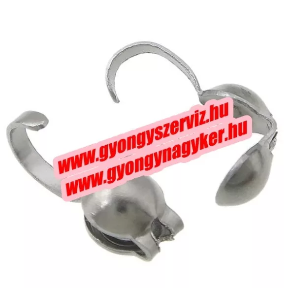 Acél csomófogó, csomó rejtő. 3.5x10mm. 100db/csomag.