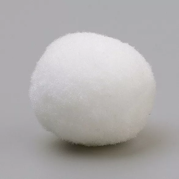 Poliészter pompom. 24mm. 10db/csomag. 9 szín.