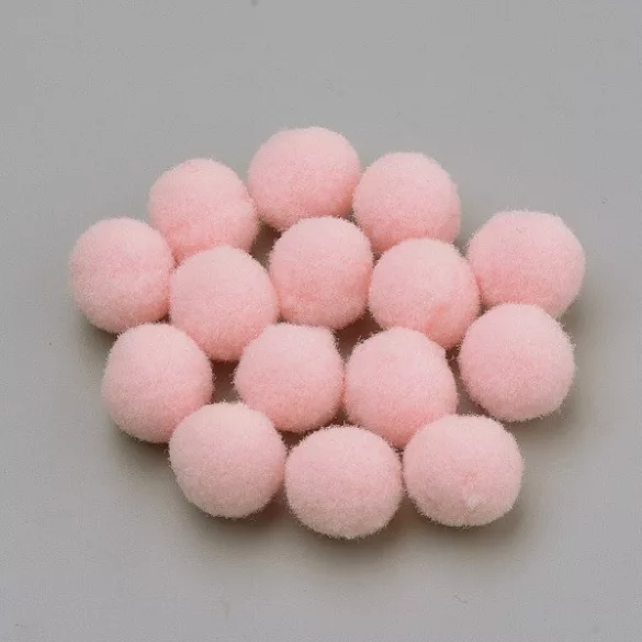 Poliészter pompom. 24mm. 10db/csomag. 9 szín.