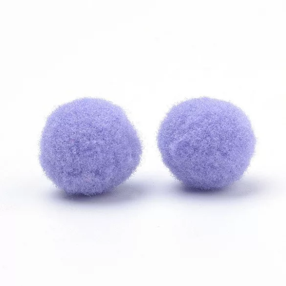 Poliészter pompom. 24mm. 10db/csomag. 9 szín.