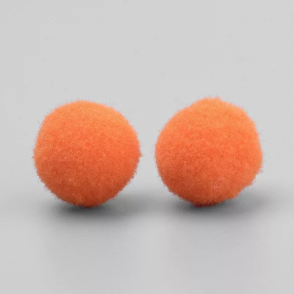 Poliészter pompom. 24mm. 10db/csomag. 9 szín.