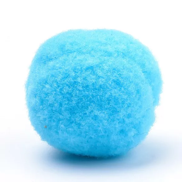 Poliészter pompom. 24mm. 10db/csomag. 9 szín.
