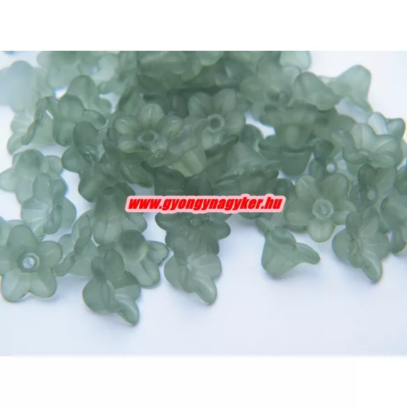 50db. Akril virág gyöngy. 10x5mm.  10 színben! Mindig akcióban!