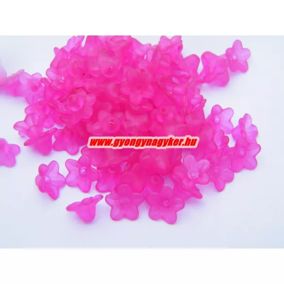 50db. Akril virág gyöngy. 10x5mm.  10 színben! Mindig akcióban!