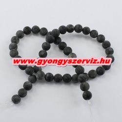   10db. Matt. Ásványgyöngy, féldrágakő gyöngy. Labradorit. 10mm.