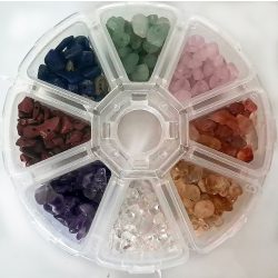 Chakra +1 splitter ásvány mix, ajándék dobozban.