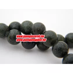 Afrikai jade ásványgyöngy. 10mm.