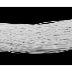 Gumizsinór, kalapgumi. 1mm. 27m/tekercs. Fehér.