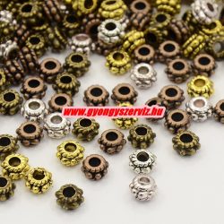   50db. Fém köztes gyöngy. 5x3mm. Több színben választható!