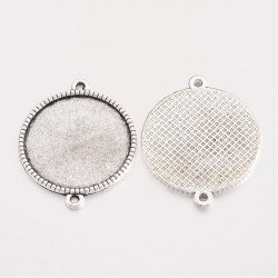 Kaboson medál alap,  összekötő elem. 25mm lencséhez.