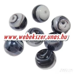 Üveggyöngy. Lámpagyöngy. 12mm. 7 szín. Válassz színt! 
