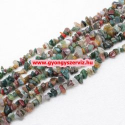   India achát. Törmelékköves szál. Féldrágakő splitter. Leárazva !