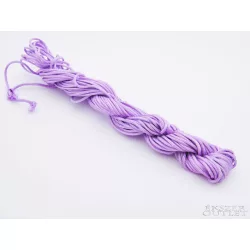   Shamballa fonal. Nylon fonal. 1.5mm. 12.5m. Világoslila.   Legjobb ár!