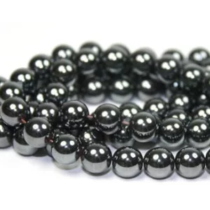 Hematit ásványgyöngy. 12mm.