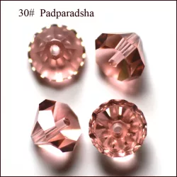   Leárazás!  5db. Csiszolt üveggyöngy. Gyémánt csiszolás. AAA minőség.  Mályva.