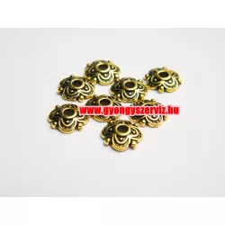 20db gyöngykupak.8x2mm. Antik arany szín.