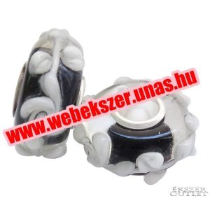 Kiárusítás! Pandora stílusú üveg gyöngy. Lámpagyöngy. 917895. Leárazva!