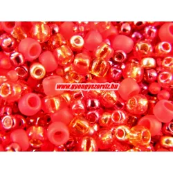  Kiárusítás!   Toho gyöngy. Piros mix. 10g/csomag. Mindig akcióban!