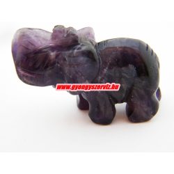 Leárazás!  Ametiszt ásvány elefánt.