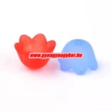Akril virág gyöngy. 10x9x6.5mm.  50db. Mix. Mindig akcióban!