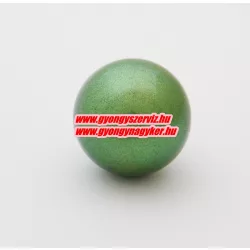 Angyalhívó csengő golyó. Metálzöld. 18mm .