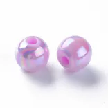 Aura tekla gyöngy. 8mm. Világos lila. 50db/csomag.