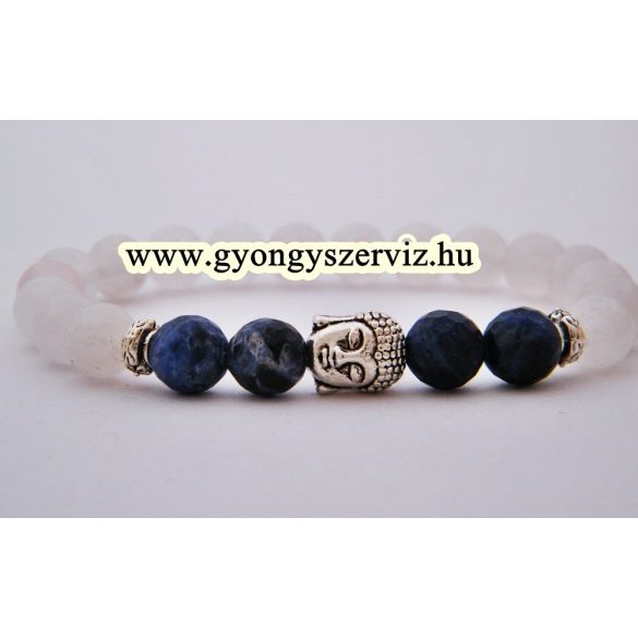 Jade, szodalit, buddha karkötő csomag.