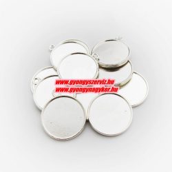 Nemesacél kaboson alap. 12mm lencséhez. 14x17mm.