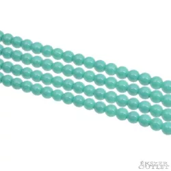  Üveggyöngy. Teklagyöngy. 8mm. 3 színben!  20db/csomag.