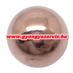 Angyalhívó csengő golyó. Rózsaarany szín. 16mm .