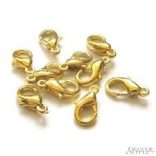 10db. Delfin zár. Ékszer kapocs. 6x11.80x3.20mm.   Platina, arany, vagy antik bronz színben!  Legjobb ár!