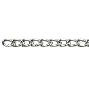 Acél ékszer lánc. 4x2mm.