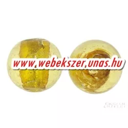 Fólás üveggyöngy. Lámpagyöngy. 12mm. Mindig akcióban!