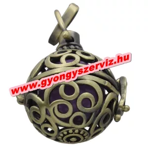 Leárazás! Angyalhívó medál.  Antik bronz szín.