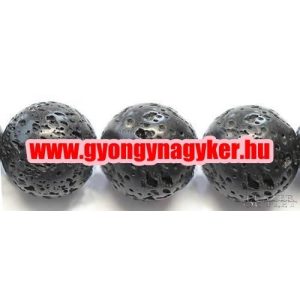 40db. Lávakő gyöngy. 4mm.    Leárazva!